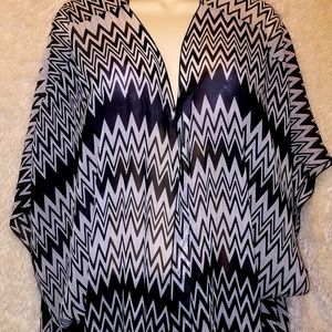 NWOT Sheer Open Coverup